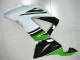2013-2018 Green White Glossy Black Kawasaki ZX6R Motorcycle Fairings UK