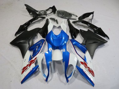 Buy 2015-2016 White Blue Matte Black BMW S1000RR Motorcycle Fairing UK