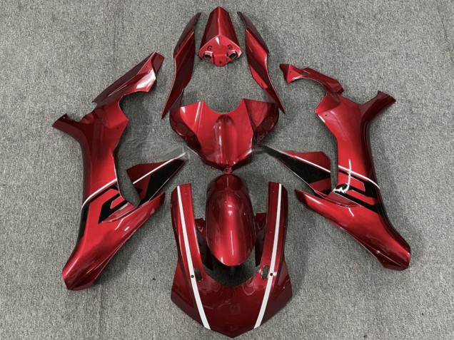 2015-2019 Red White Black Yamaha YZF R1 Motorcycle Fairings UK
