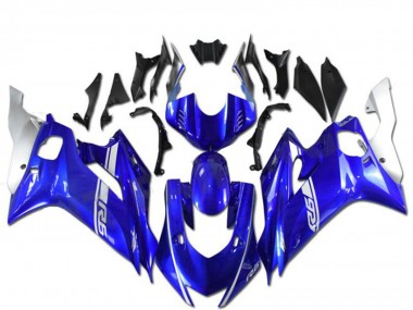 Buy 2017-2023 Blue Silver Yamaha YZF R6 Motorcycle Fairings UK