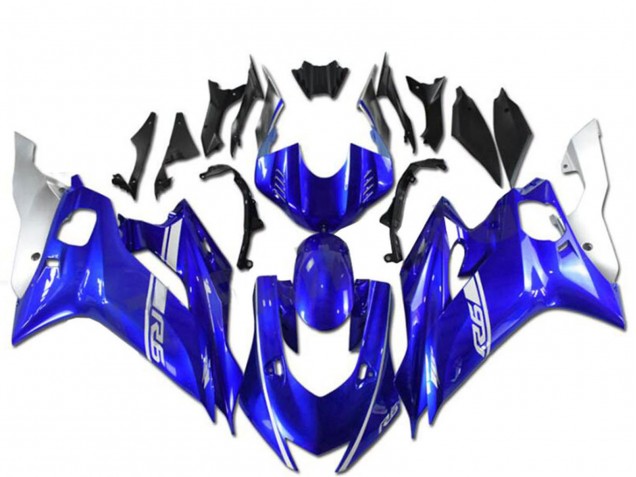 2017-2023 Blue Silver Yamaha YZF R6 Motorcycle Fairings UK