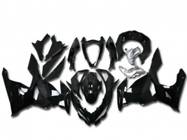 2018-2024 Glossy Black Kawasaki EX400 Motorcycle Fairings UK