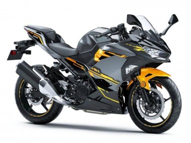 Buy 2018-2024 Black Grey Orange Kawasaki EX400 Motorcycle Fairings UK