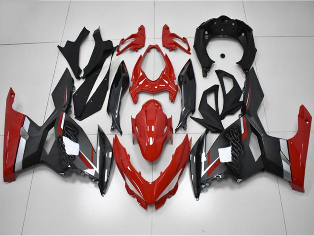 2018-2024 Red Grey Black Kawasaki EX400 Motorcycle Fairings UK