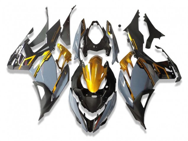 2018-2024 Gold Nardo Grey Black Kawasaki EX400 Motorcycle Fairings UK