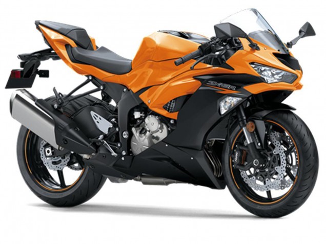 2019-2022 Orange Black Kawasaki ZX6R Motorcycle Fairings UK