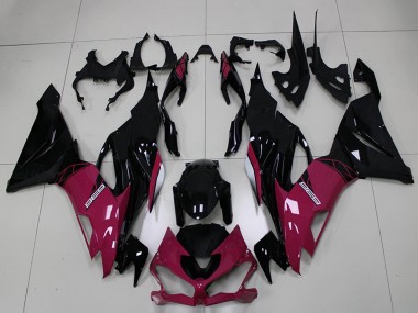 Buy 2019-2022 Purple Glossy Black Kawasaki ZX6R Motorcycle Fairings UK