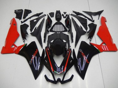 Buy 2009-2015 Black Red Aprilia RSV4 1000 Motorcycle Fairings UK