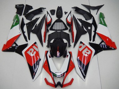 Buy 2009-2015 Black Red White Aprilia RSV4 1000 Motorcycle Fairings UK