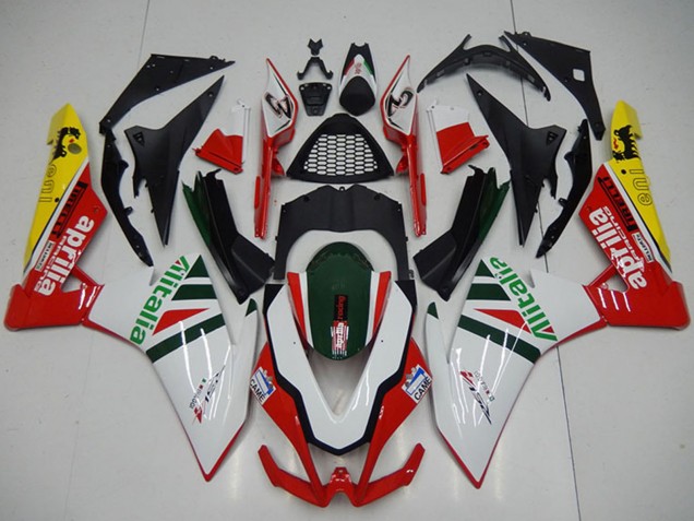 2009-2015 White Red Green Yellow Black Alitalia Aprilia RSV4 1000 Motorcycle Fairings UK