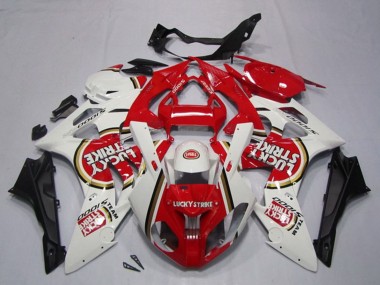 Buy 2009-2014 White Red Lucky Strike BMW S1000RR Motorcycle Fairings UK