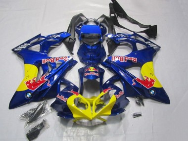 Buy 2009-2014 Blue Yellow Red Bull BMW S1000RR Motorcycle Fairings UK