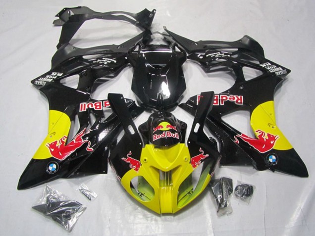 2009-2014 Glossy Black Yellow Red Bull BMW S1000RR Motorcycle Fairings UK