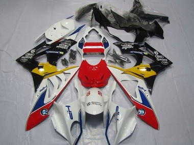 Buy 2009-2014 White Red Yellow Blue Black HP Castrol BMW S1000RR Motorcycle Fairings UK