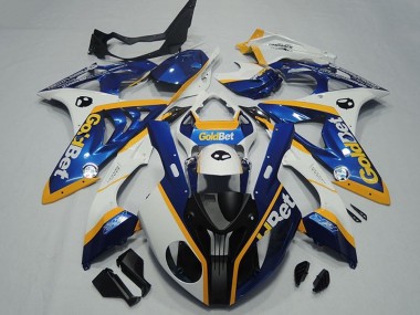 Buy 2009-2014 White Yellow Blue Matte Black GoldBet BMW S1000RR Motorcycle Fairings UK