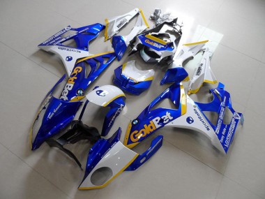 Buy 2009-2014 White Yellow Blue GoldBet BMW S1000RR Motorcycle Fairings UK