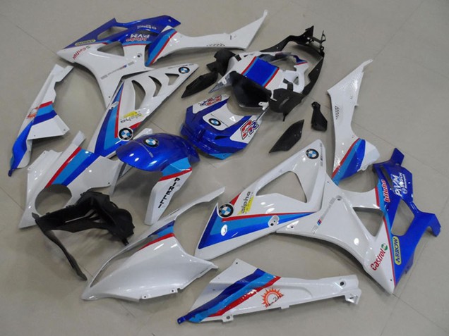 2009-2014 White Red Blue Castrol Pirelli BMW S1000RR Motorcycle Fairings UK