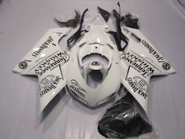 Buy 2007-2014 White Jack Daniels Ducati 1098 Motorcycle Fairings UK