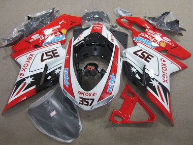 Buy 2007-2014 White Red Black Xerox 357 Ducati 1098 Motorcycle Fairings UK