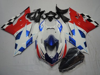 Buy 2011-2014 White Blue Red Black Ducati 1199 Motorcycle Fairings UK