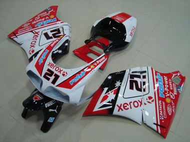 Buy 1993-2005 White Red Glossy Black Valsir Xerox 21 Ducati 748 916 996 996S Motorcycle Fairings UK