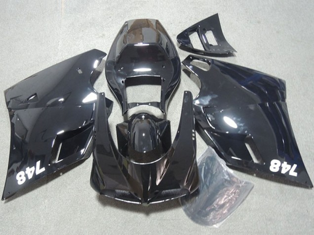 1993-2005 Glossy Black Ducati 748 Motorcycle Fairings UK