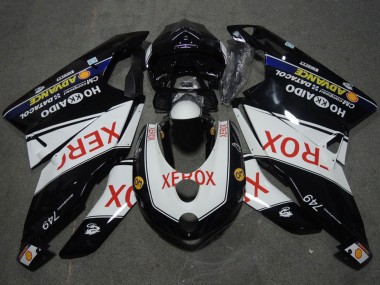 Buy 2005-2006 White Glossy Black Red Xerox Ducati 749 Motorcycle Fairings UK