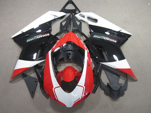 2007-2014 White Red Glossy Black Ducati 848 1098 1198 Bike Fairings UK