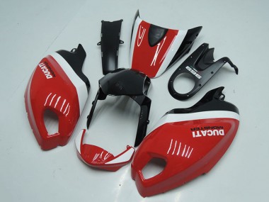 Buy 2008-2012 White Red Glossy Black Ducati Monster 696 Motorcycle Fairings UK