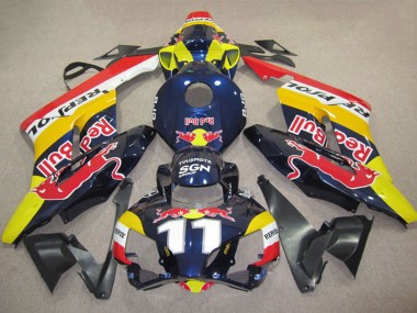 Buy 2004-2005 Yellow Blue White Red Bull Repsol 11 Honda CBR1000RR Motorcycle Fairings UK