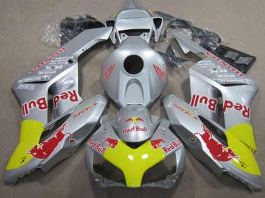 Buy 2004-2005 Silver Yellow Red Bull Honda CBR1000RR Motorcycle Fairings UK