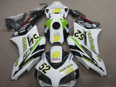 Buy 2004-2005 White Yllow Green Black Hannspree 52 Honda CBR1000RR Motorcycle Fairings UK