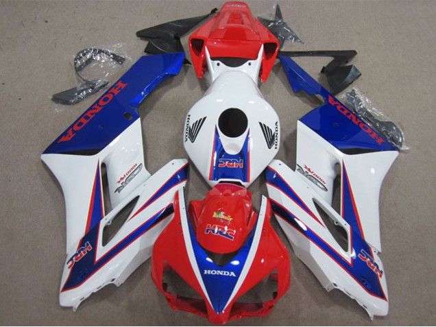 2004-2005 White Red Blue HRC Honda CBR1000RR Motorcycle Fairing Kits UK