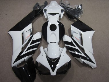Buy 2004-2005 White Glossy Black Stripe Honda CBR1000RR Motorcycle Fairing UK
