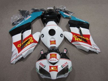 Buy 2004-2005 White Red Blue Glossy Black Yellow San Carlo Castrol Honda CBR1000RR Motorcycle Fairings UK