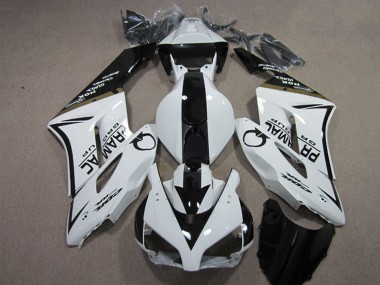 Buy 2004-2005 White Glossy Black Pramac Honda CBR1000RR Motorcycle Fairings UK