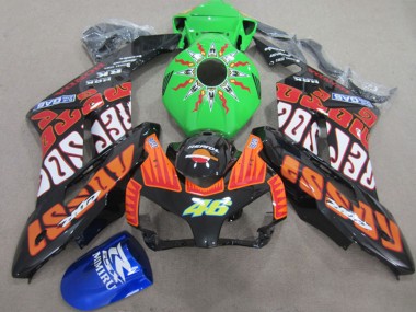 Buy 2004-2005 Orange Green Rossi Glossy Black Repsol Rossi 46 Honda CBR1000RR Motorcycle Fairings UK
