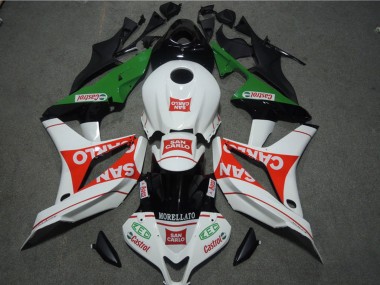 Buy 2004-2005 White Red Green Glossy Black San Carlo Castrol Honda CBR1000RR Motorcycle Fairings UK