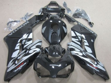 Buy 2004-2005 Glossy Black Silver Honda CBR1000RR Motorcycle Fairings UK