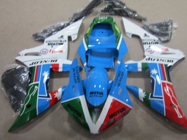 Buy 2004-2005 White Blue Red Green Motul Honda CBR1000RR Motorcycle Fairing UK