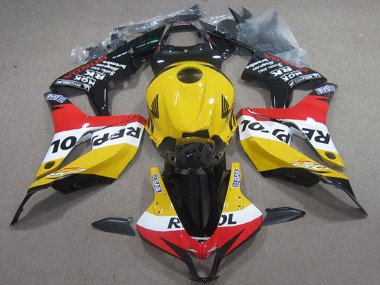 Buy 2004-2005 Yellow White Red Glossy Black Repsol Honda CBR1000RR Motorcycle Fairings UK