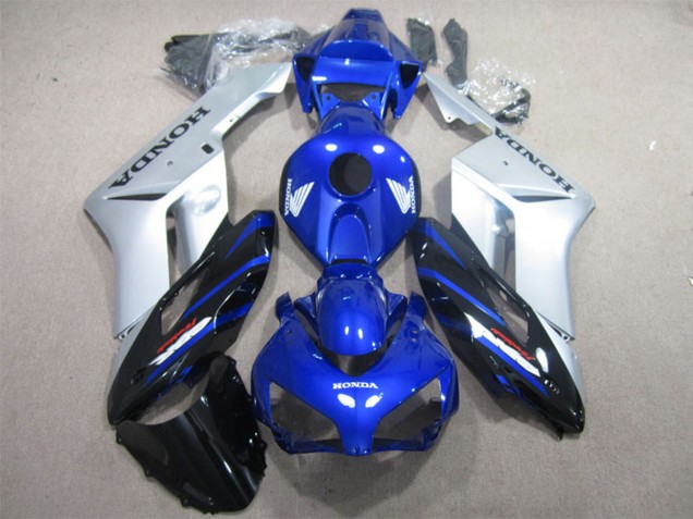 2004-2005 Silver Blue Glossy Black Honda CBR1000RR Motorcycle Fairing UK