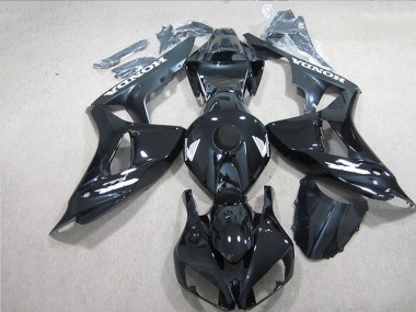 Buy 2006-2007 Glossy Black White Decals Honda CBR1000RR Motorcycle Fairings UK