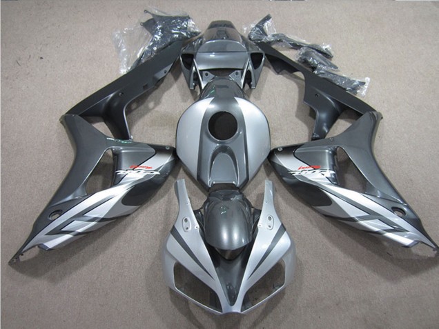 2006-2007 Silver Grey Matte Black Fireblade Honda CBR1000RR Motorcycle Fairings UK