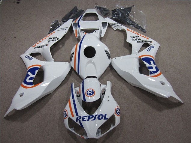 2006-2007 White Blue Repsol Honda CBR1000RR Motorcycle Fairings UK