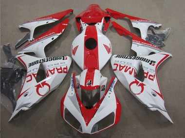 Buy 2006-2007 White Red Pramac Bridgestone Honda CBR1000RR Motorcycle Fairings UK