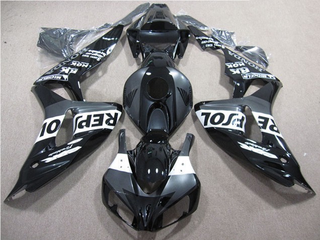 2006-2007 Glossy Black Grey White Repsol Honda CBR1000RR Motorcycle Fairings UK