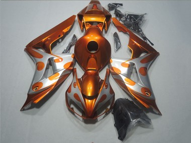 Buy 2006-2007 Silver Dark Gold Honda CBR1000RR Motorcycle Fairings UK