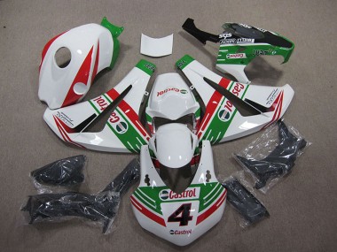 Buy 2008-2011 White Red Green Castrol 4 Honda CBR1000RR Motorcycle Fairings UK