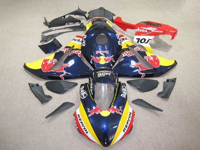 2008-2011 Dark Blue Yellow Red Repsol Red Bull Honda CBR1000RR Motorcycle Fairings UK